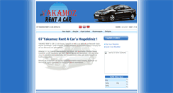 Desktop Screenshot of 07yakamozrentacar.com