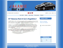 Tablet Screenshot of 07yakamozrentacar.com